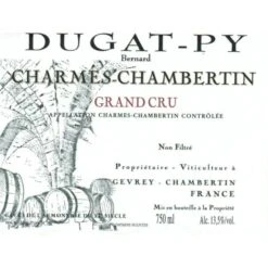 Dugat-Py Charmes-Chambertin Grand Cru 2008 -Sena Sales Store 115845 refDetail 0