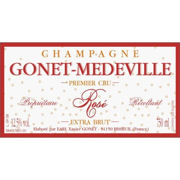 Gonet-Medeville Extra Brut Premier Cru Rose 2 Gonet-Medeville Extra Brut Premier Cru Rose - Image 2