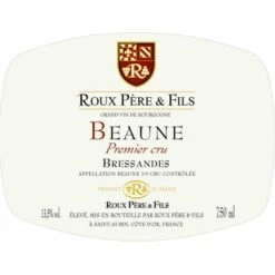 Domaine Roux Pere & Fils Beaune Bressandes Premier Cru 2019 -Sena Sales Store dwlaydvtscqqdbrvd60c