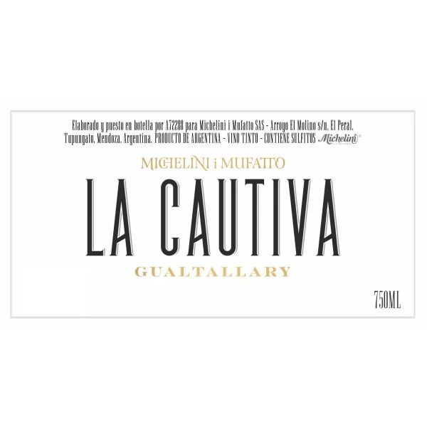 Michelini I Mufatto La Cautiva 2020 2 Michelini I Mufatto La Cautiva 2020 - Image 2