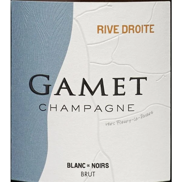 Gamet Rive Droite Blanc De Noirs Extra Brut 2 Gamet Rive Droite Blanc De Noirs Extra Brut - Image 2