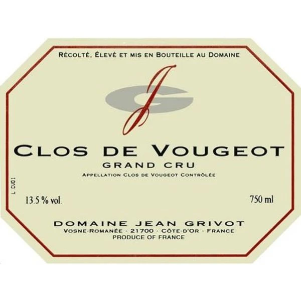 Domaine Jean Grivot Clos De Vougeot Grand Cru 2019 2 Domaine Jean Grivot Clos De Vougeot Grand Cru 2019 - Image 2