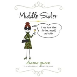 Middle Sister Drama Queen Pinot Grigio -Sena Sales Store gxsudnzbhutsgwszhzaq