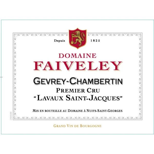 Faiveley Gevrey-Chambertin Lavaux St-Jacques Premier Cru 2020 2 Faiveley Gevrey-Chambertin Lavaux St-Jacques Premier Cru 2020 - Image 2
