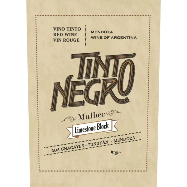 TintoNegro Limestone Block Malbec 2019 2 TintoNegro Limestone Block Malbec 2019 - Image 2