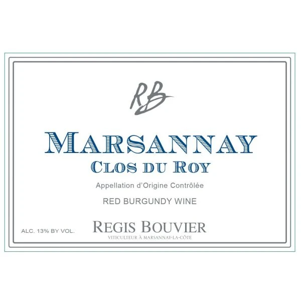 Regis Bouvier Marsannay Clos Du Roy 2018 2 Regis Bouvier Marsannay Clos Du Roy 2018 - Image 2