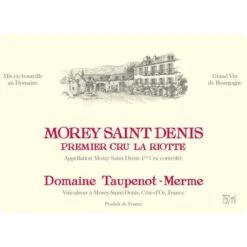 Domaine Taupenot-Merme Morey Saint Denis La Riotte Premier Cru 2019 -Sena Sales Store nwyzldjq4cezei9dbmci