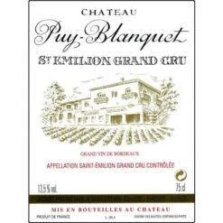 Chateau Puy Blanquet 2017 -Sena Sales Store uklsjyiqslvujxhdrwmo