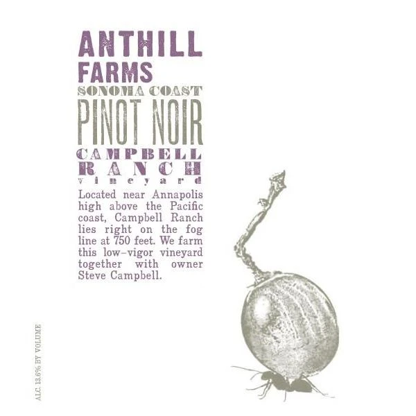 Anthill Farms Campbell Ranch Vineyard Pinot Noir 2021 2 Anthill Farms Campbell Ranch Vineyard Pinot Noir 2021 - Image 2