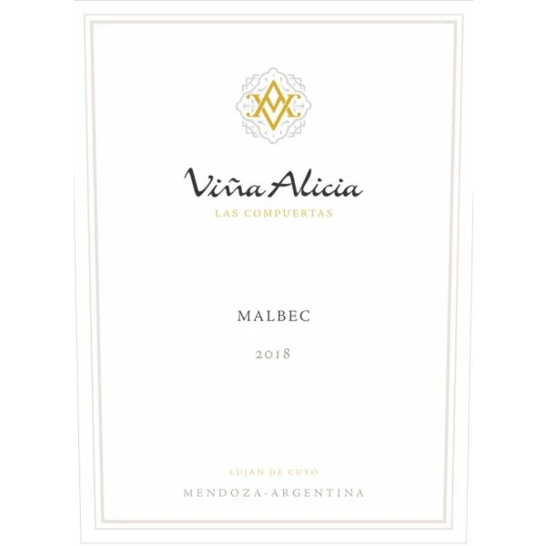 Vina Alicia Las Compuertas Malbec 2018 2 Vina Alicia Las Compuertas Malbec 2018 - Image 2