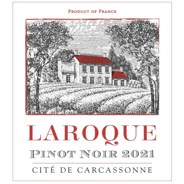 Domaine Laroque Cite De Carcassonne Pinot Noir 2021 2 Domaine Laroque Cite De Carcassonne Pinot Noir 2021 - Image 2