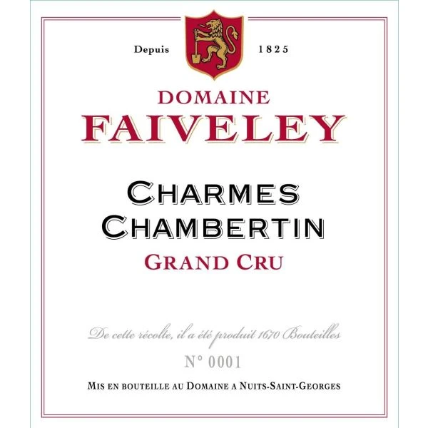 Faiveley Charmes-Chambertin Grand Cru 2020 2 Faiveley Charmes-Chambertin Grand Cru 2020 - Image 2